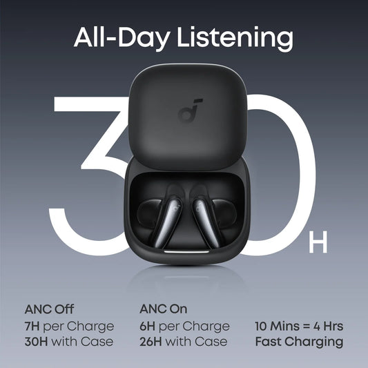 Anker Soundcore Liberty Buds Wireless Semi-in-Ear Earbuds with ANC
