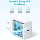 Anker Select 20W USB C Fast Wall Charger EU 2 Pin