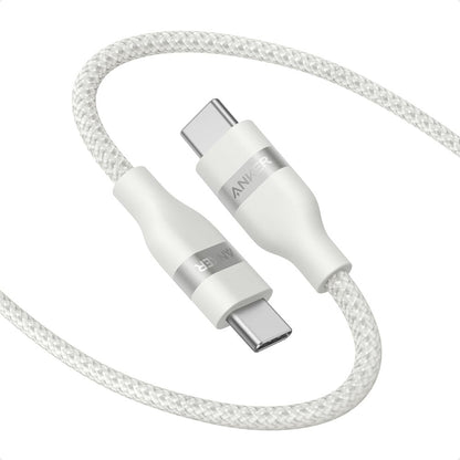 Anker USB-C to USB-C Cable (3 ft / 6 ft, 240W, Upcycled-Braided)