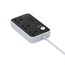 LDNIO SC3412 EU 3 AC Outlets Universal Power Strip