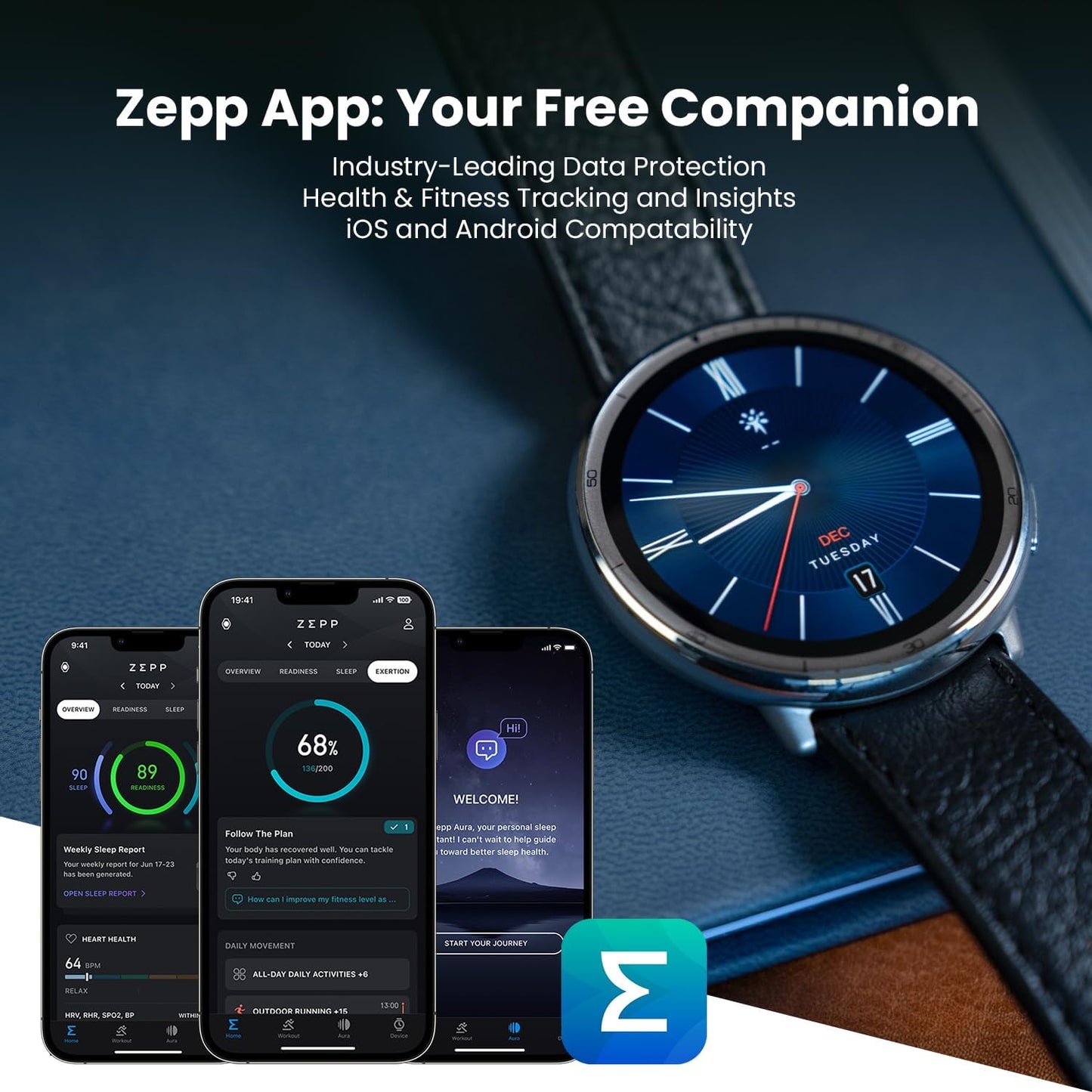 Amazfit Active 2 Premium Round Smart Watch