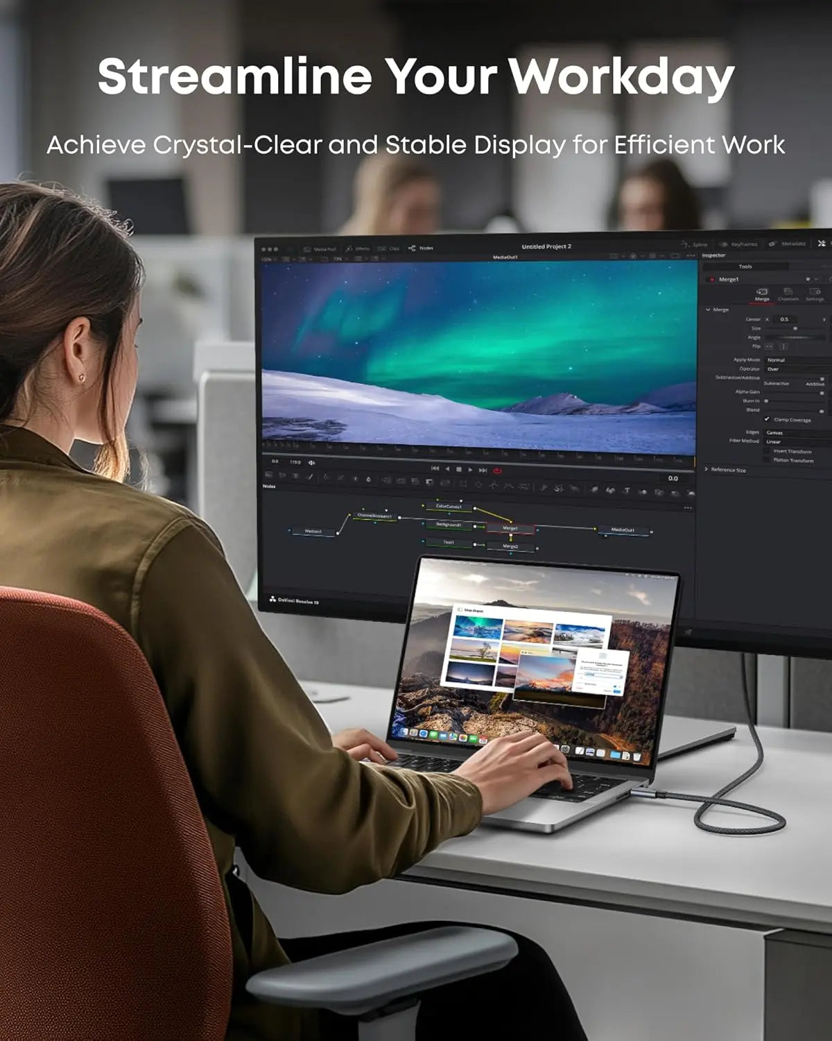 Anker Nano USB C to HDMI Cable 3ft 4K@60Hz Ultra Fast Braided Nylon Adapter Cable