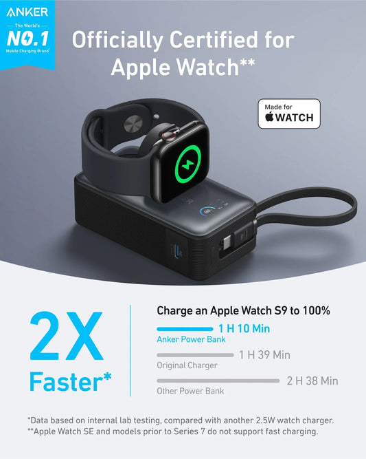 Anker MagGo Power Bank 10K 35W For Apple Watch