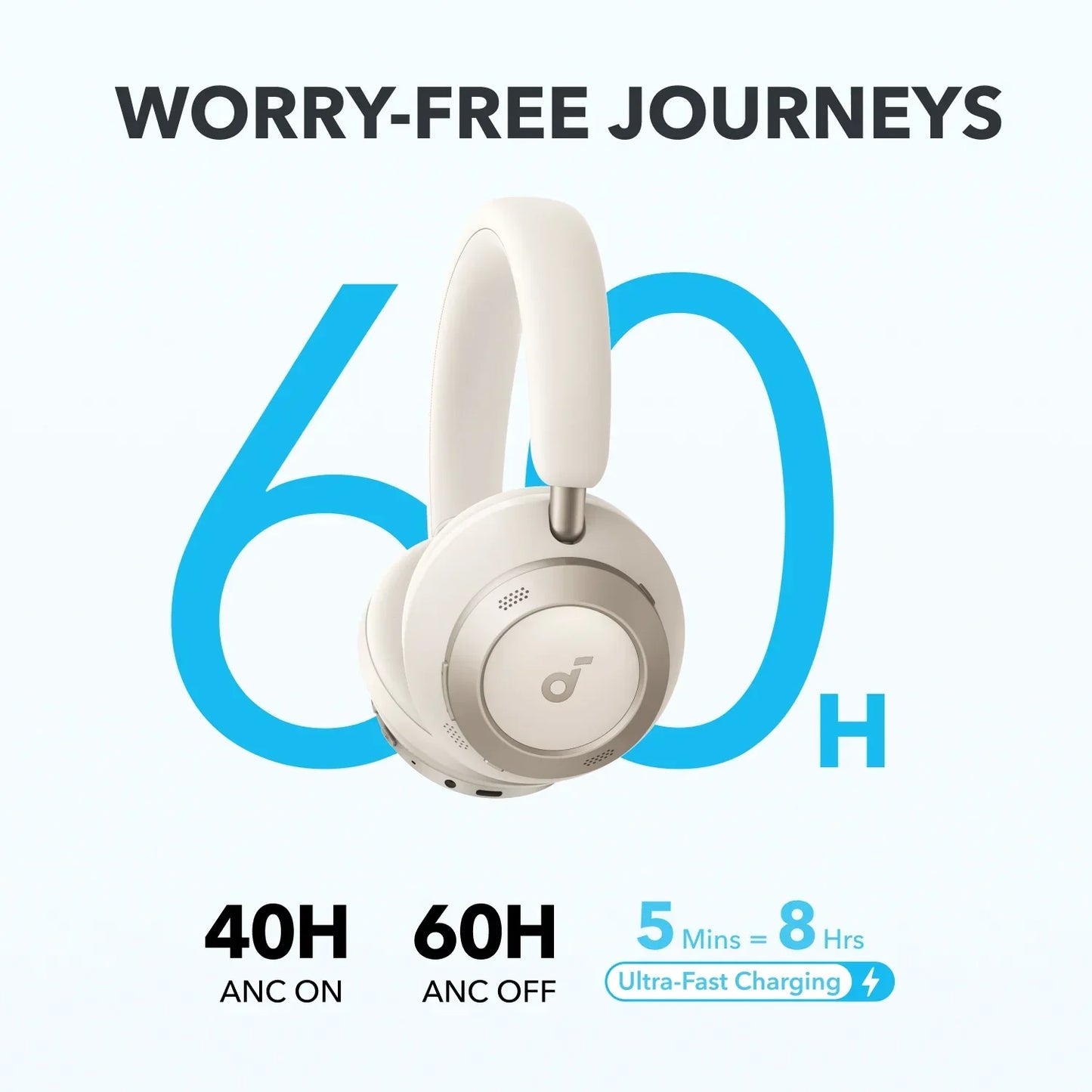 Anker Space One Pro Foldable Over-Ear Headphones