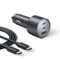 Anker Nano Car Charger 167.5W with Usb-C to Usb-C 3.3ft Cable