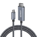 Anker Nano USB C to HDMI Cable 4K@60Hz Ultra Fast Braided Nylon Adapter Cable