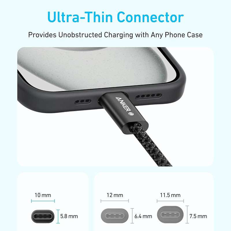 Anker Zolo USB-C to USB-C 240W Braided Cable 6ft