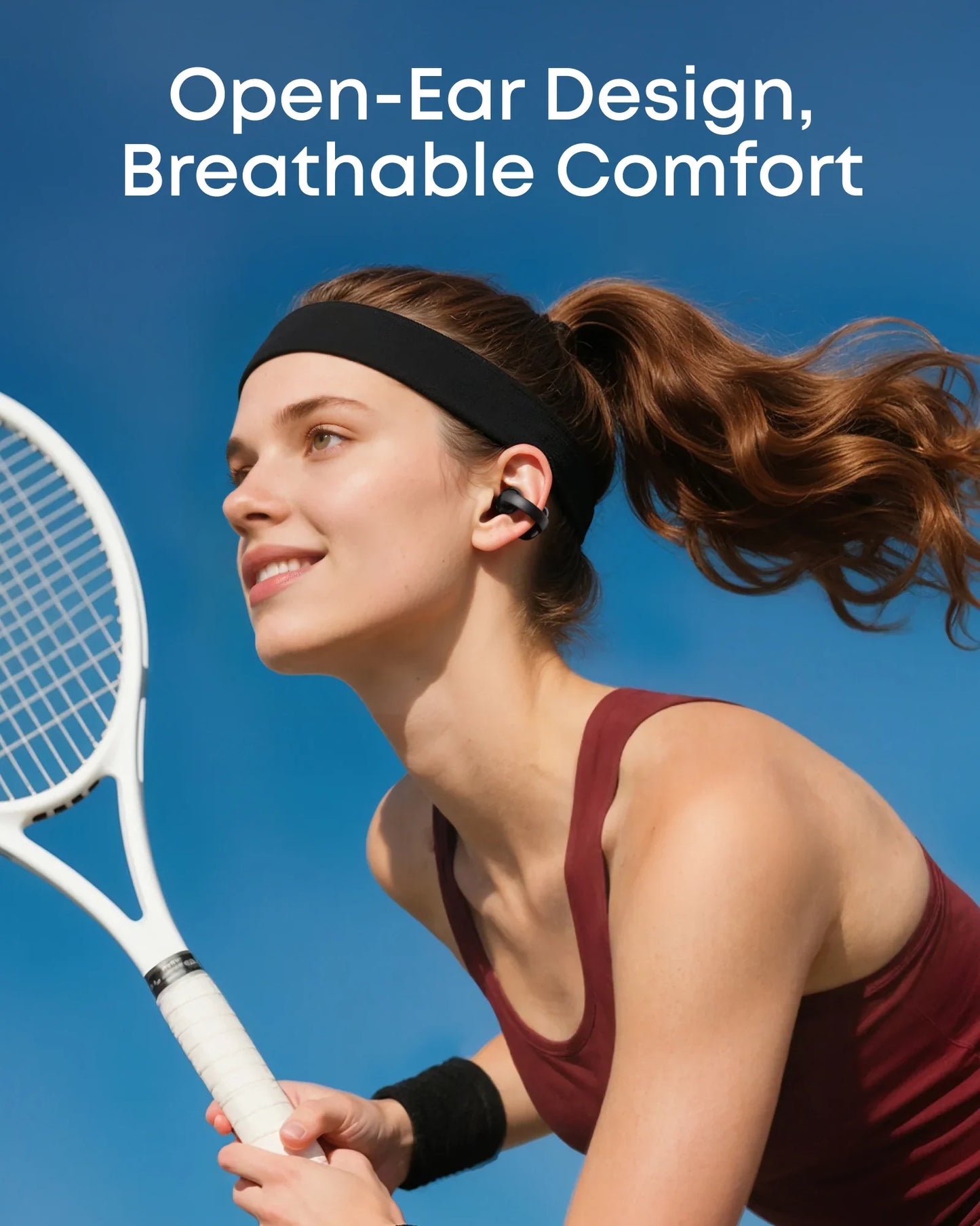 Anker Soundcore C50i Open-Ear Clip-On Earbuds with Adaptive Comfort