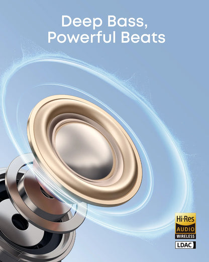 Anker Soundcore C50i Open-Ear Clip-On Earbuds with Adaptive Comfort