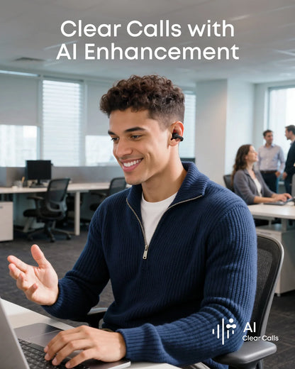 Anker Soundcore C50i Open-Ear Clip-On Earbuds with Adaptive Comfort