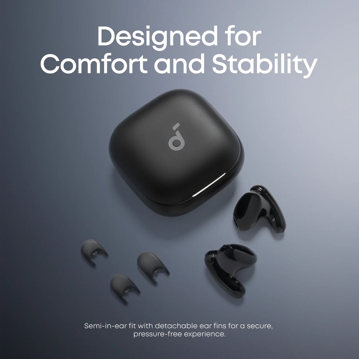 Anker Soundcore Liberty Buds Wireless Semi-in-Ear Earbuds with ANC