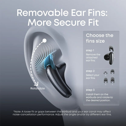 Anker Soundcore Liberty Buds Wireless Semi-in-Ear Earbuds with ANC
