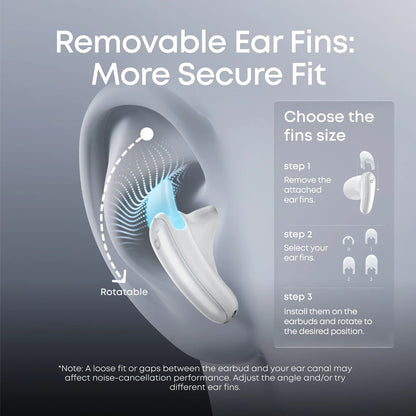 Anker Soundcore Liberty Buds Wireless Semi-in-Ear Earbuds with ANC