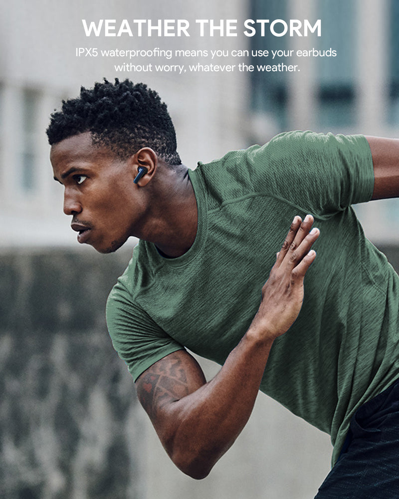 Aukey True Wireless Earbuds Active Noise Cancelling, IPX5 Waterproof (EP-M1NC)