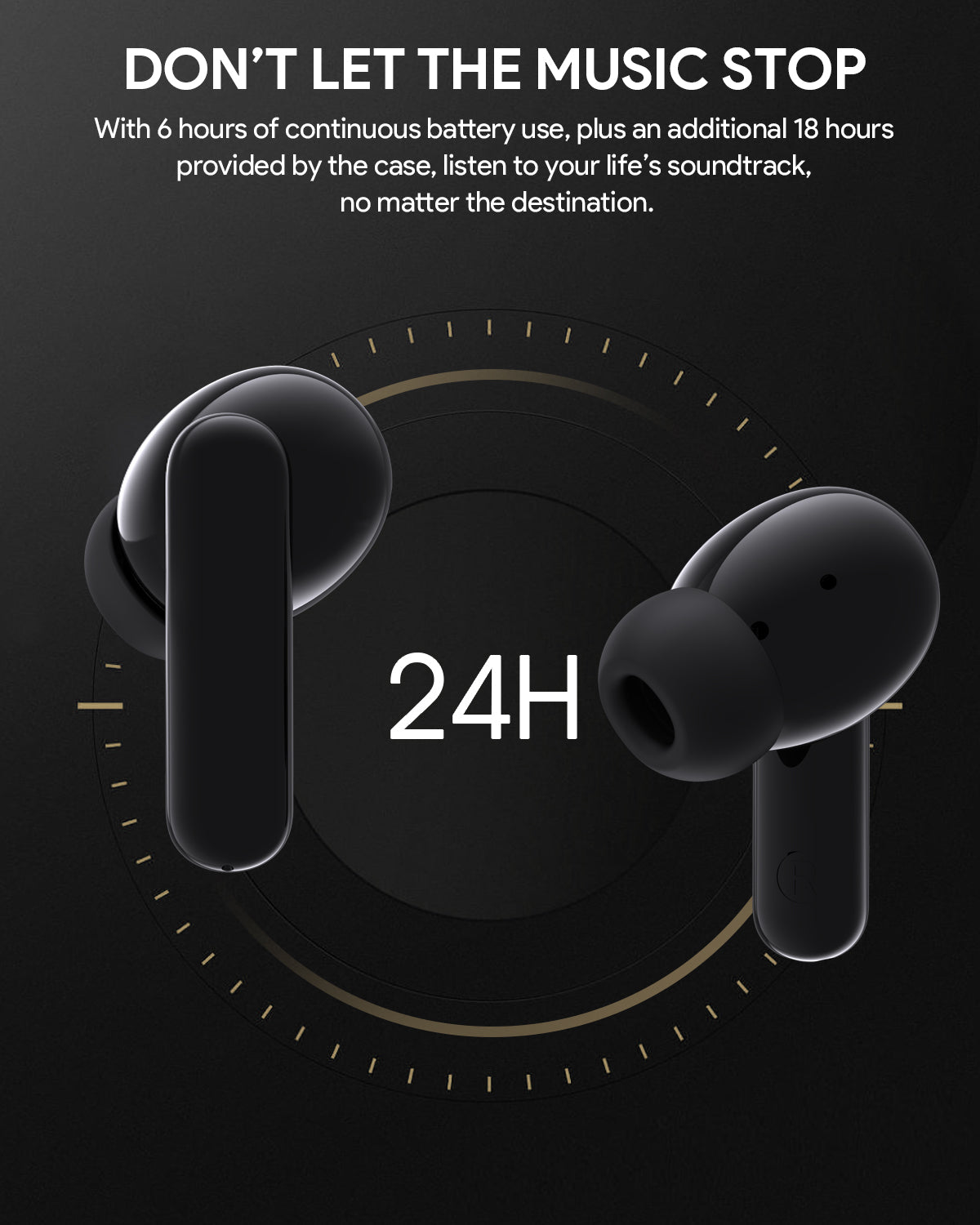 Aukey True Wireless Earbuds Active Noise Cancelling, IPX5 Waterproof (EP-M1NC)