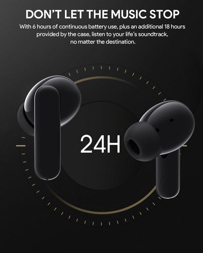 Aukey True Wireless Earbuds Active Noise Cancelling, IPX5 Waterproof (EP-M1NC)
