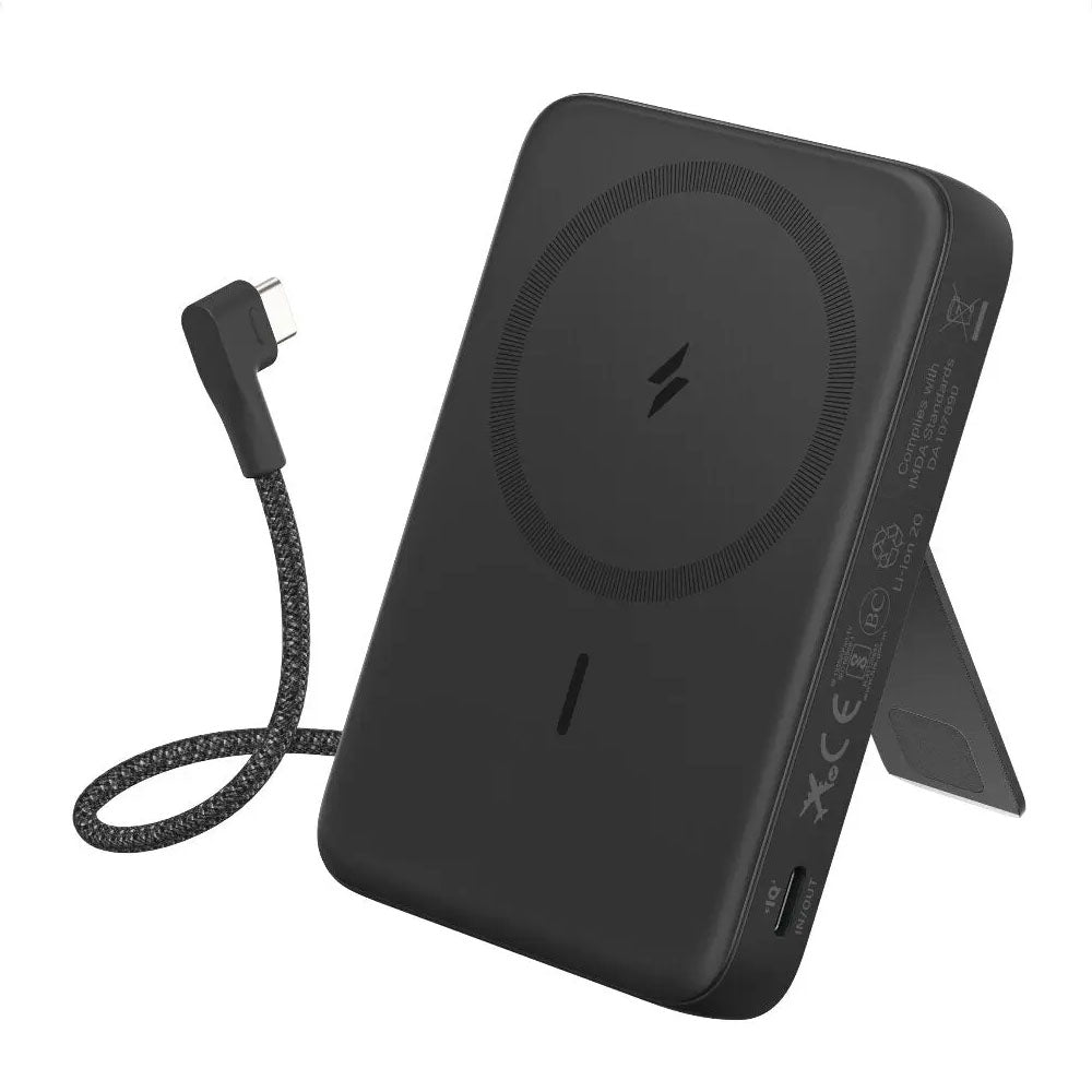 Anker Zolo 10,000mah Magnetic Powerbank, Built In Usb-C Cable