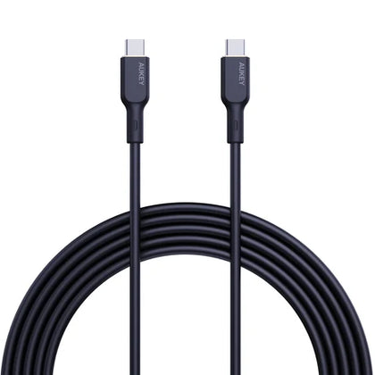 Aukey Circlet Blink 240W Silicone USB-C to USB-C Cable 1.8m (CB-SCC242)