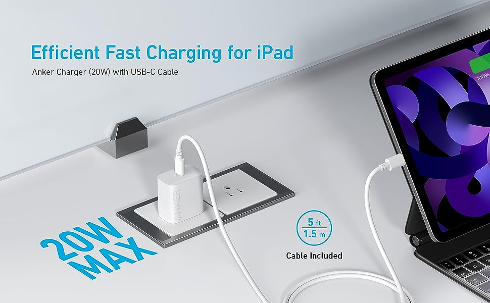 Anker Select 20W USB C Fast Wall Charger 2 Pin