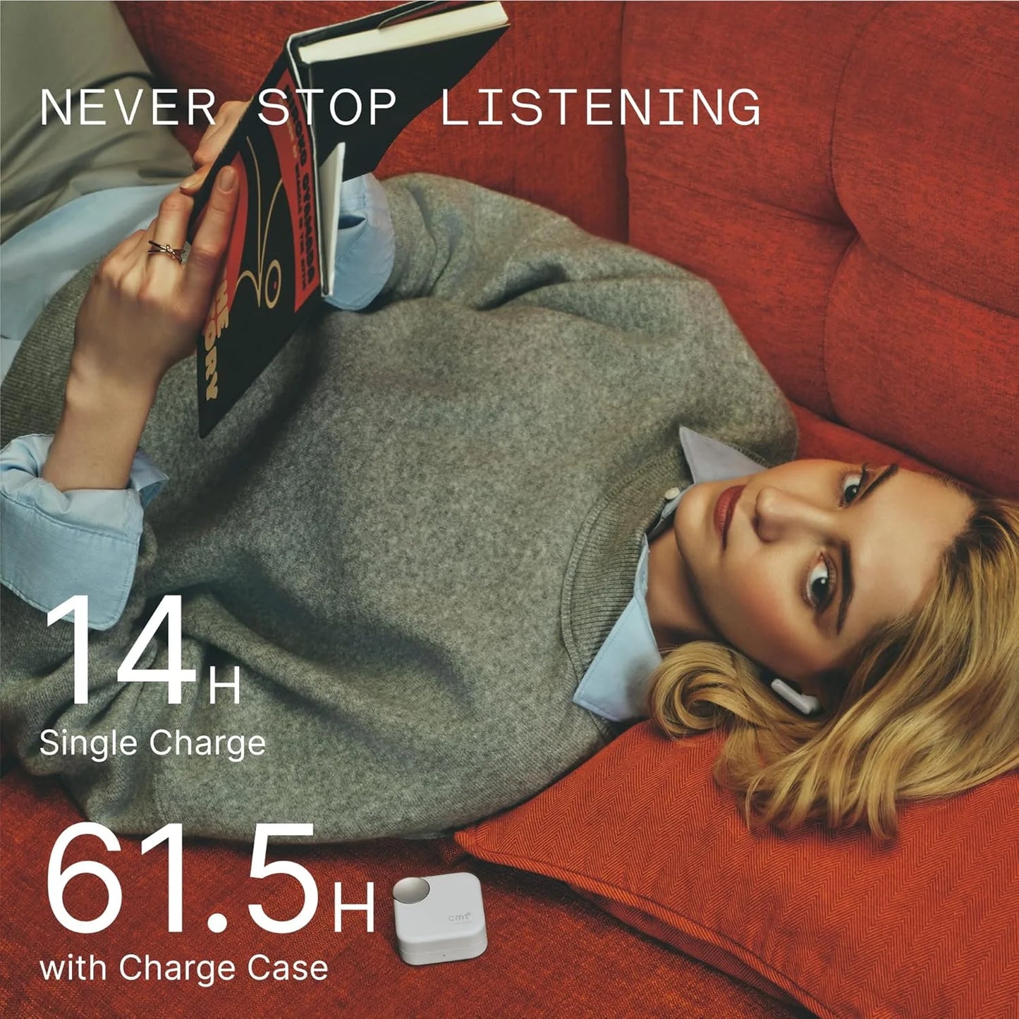 CMF by Nothing Buds 2 Plus Wireless Earbuds Adaptive Noise Cancelling