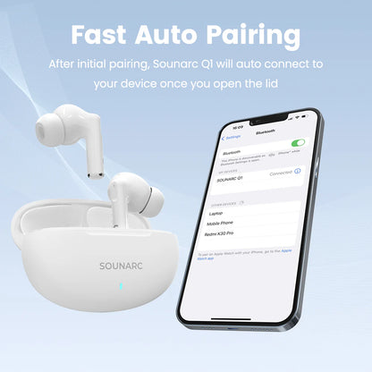 Sounarc Q1 Earbuds Wireless Bluetooth Earphone