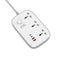 LDNIO SC3416 EU 3 AC Outlets 4 USB Power Strip