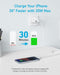 Anker Select Usb-C 20w Charger, 2-Port (Usb-A +  Usb-c), 2 Pin US - White