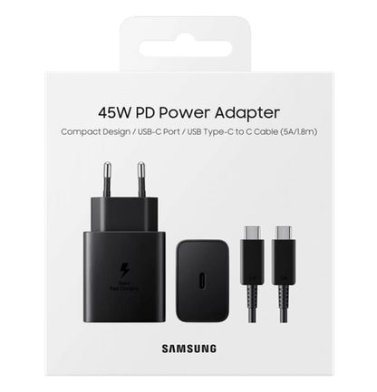 Samsung 45W USB-C Super Fast Charging Wall Charger with Type-C Cable