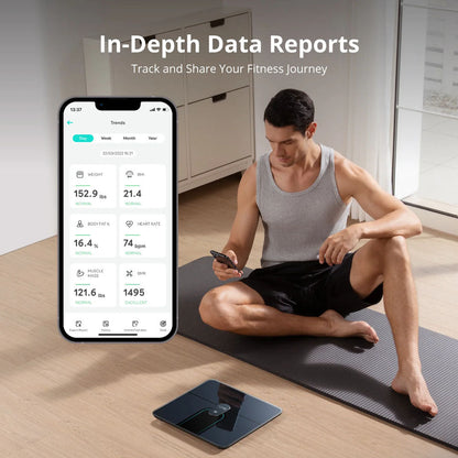 Eufy Smart Scale P2 Pro, Wi‑Fi + Bluetooth Smart Scale with 16 Biometric Metrics