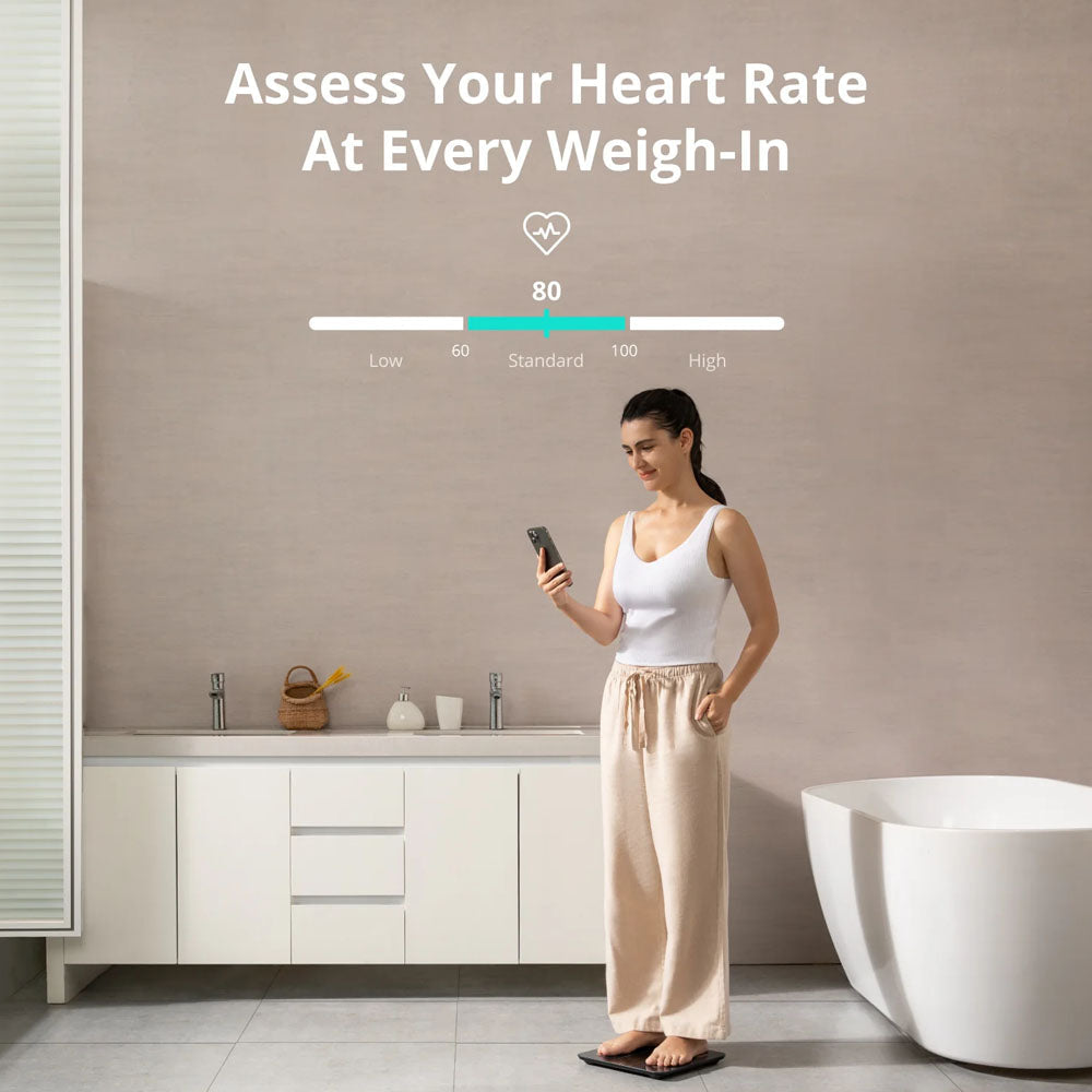 Eufy Smart Scale P2 Pro, Wi‑Fi + Bluetooth Smart Scale with 16 Biometric Metrics