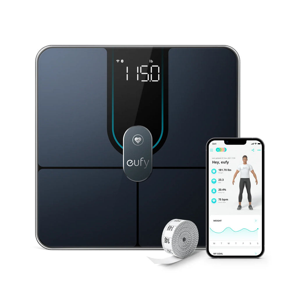 Eufy Smart Scale P2 Pro, Wi‑Fi + Bluetooth Smart Scale with 16 Biometric Metrics
