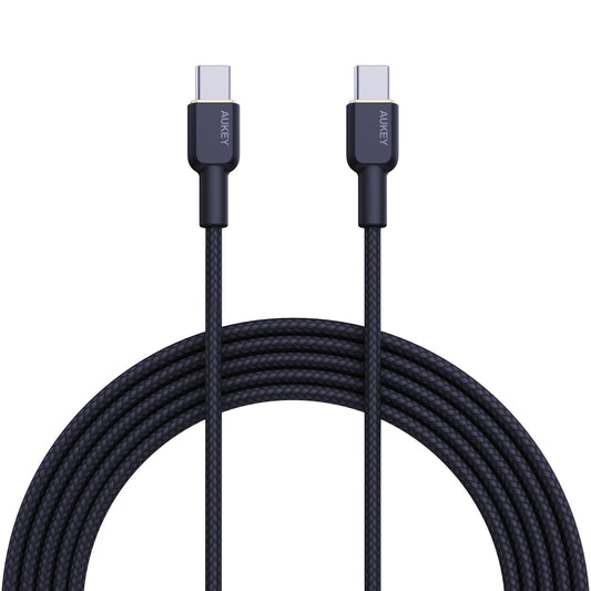 Aukey Circlet 60w 1m Nylon Braided Usb-C to Usb C Cable (CB-NCC1)