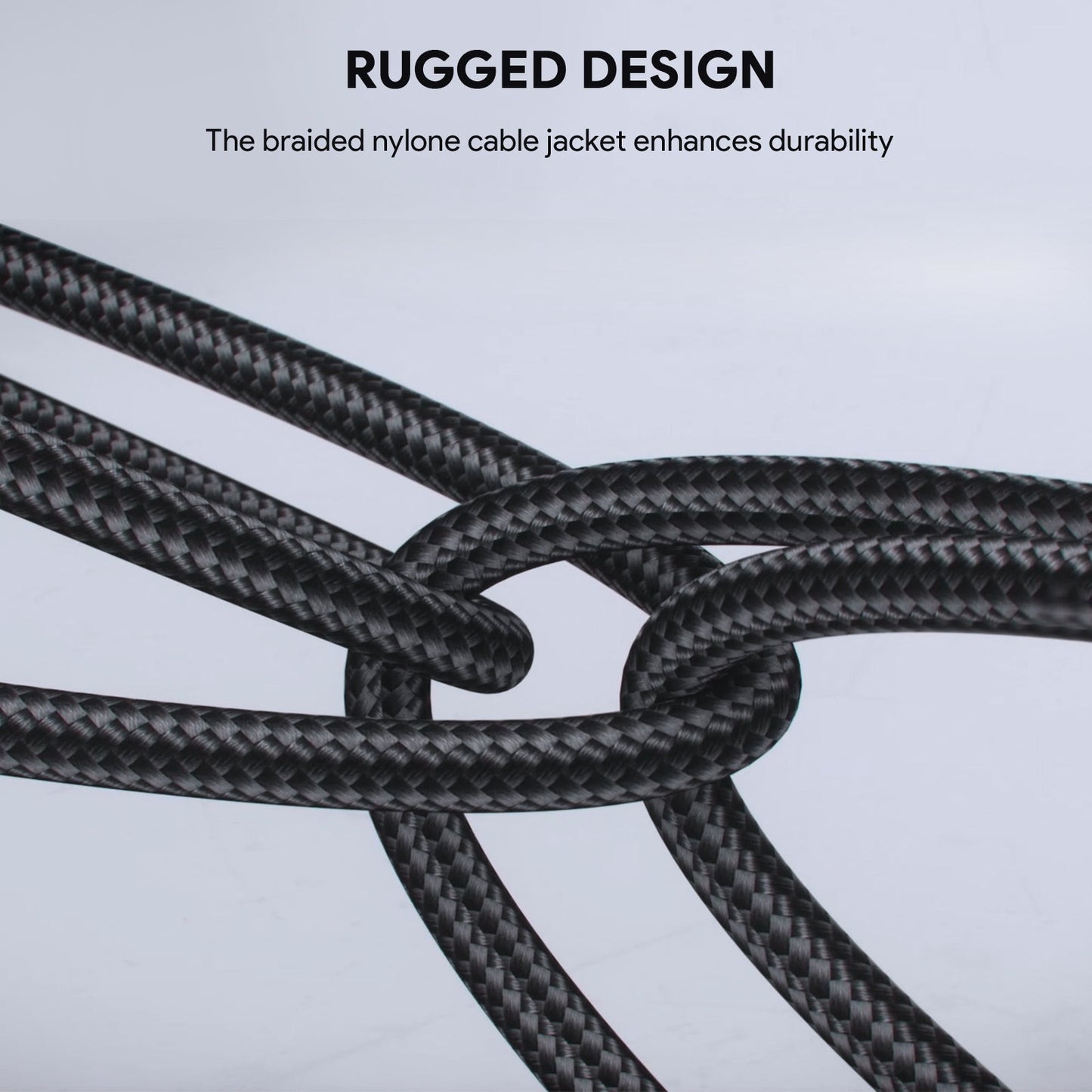 Aukey Circlet 60w 1m Nylon Braided Usb-C to Usb C Cable (CB-NCC1)