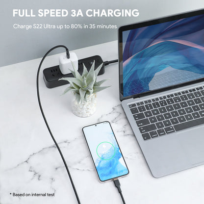 Aukey Circlet 60w 1m Nylon Braided Usb-C to Usb C Cable (CB-NCC1)