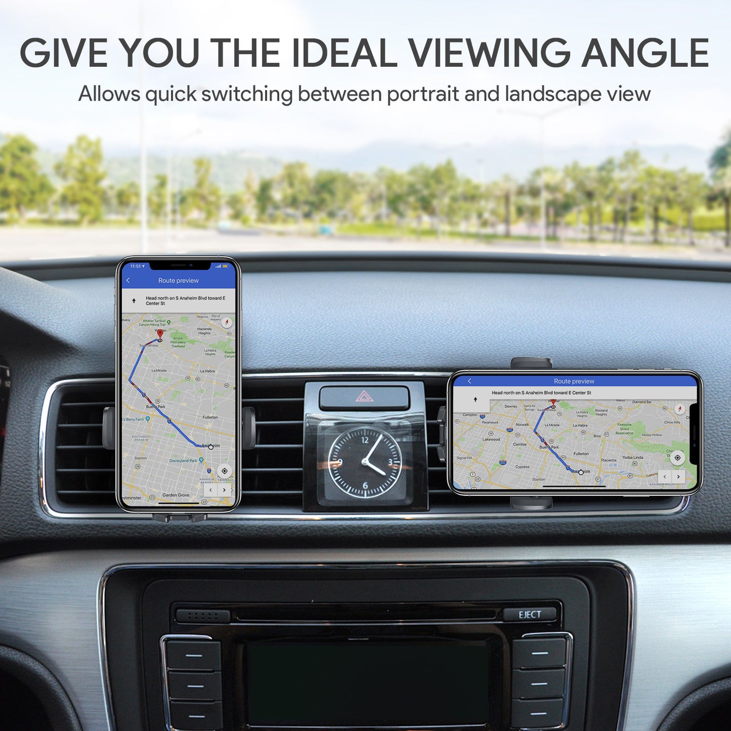 Aukey Car Air Vent Phone Holder Car Mount (HD-C48)