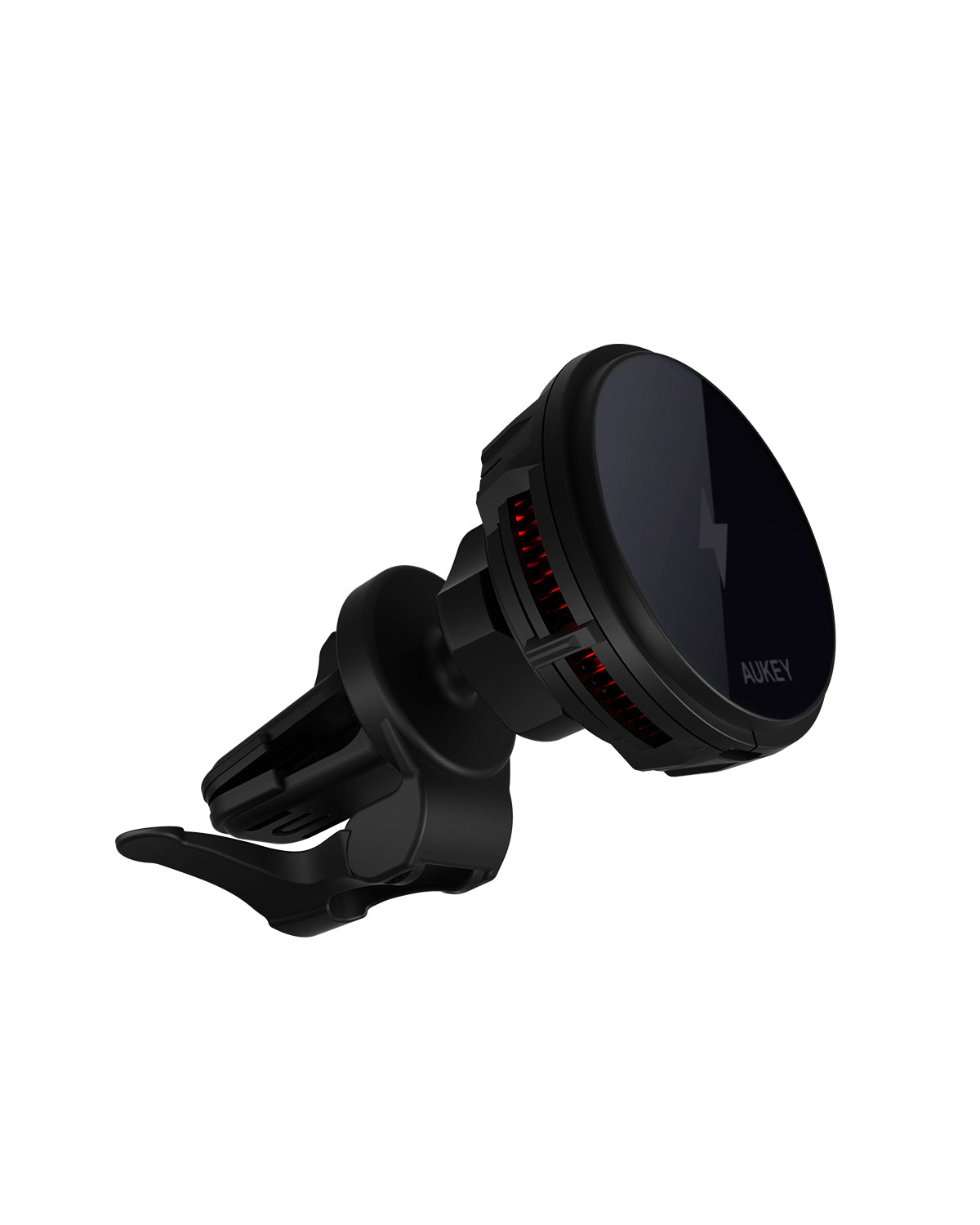 Aukey MagLink Freeze Magsafe Wireless Charging Car Mount (Strong Magnetic Force) with Semiconductor Cooling System (HD-M12)