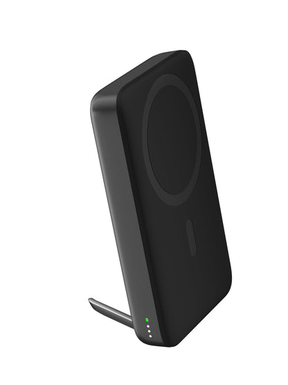 Aukey MagLink 38.5wh 10,000mah Magnetic Wireless Charging Power Bank with Metal Foldable  Stand (PB-MS02)