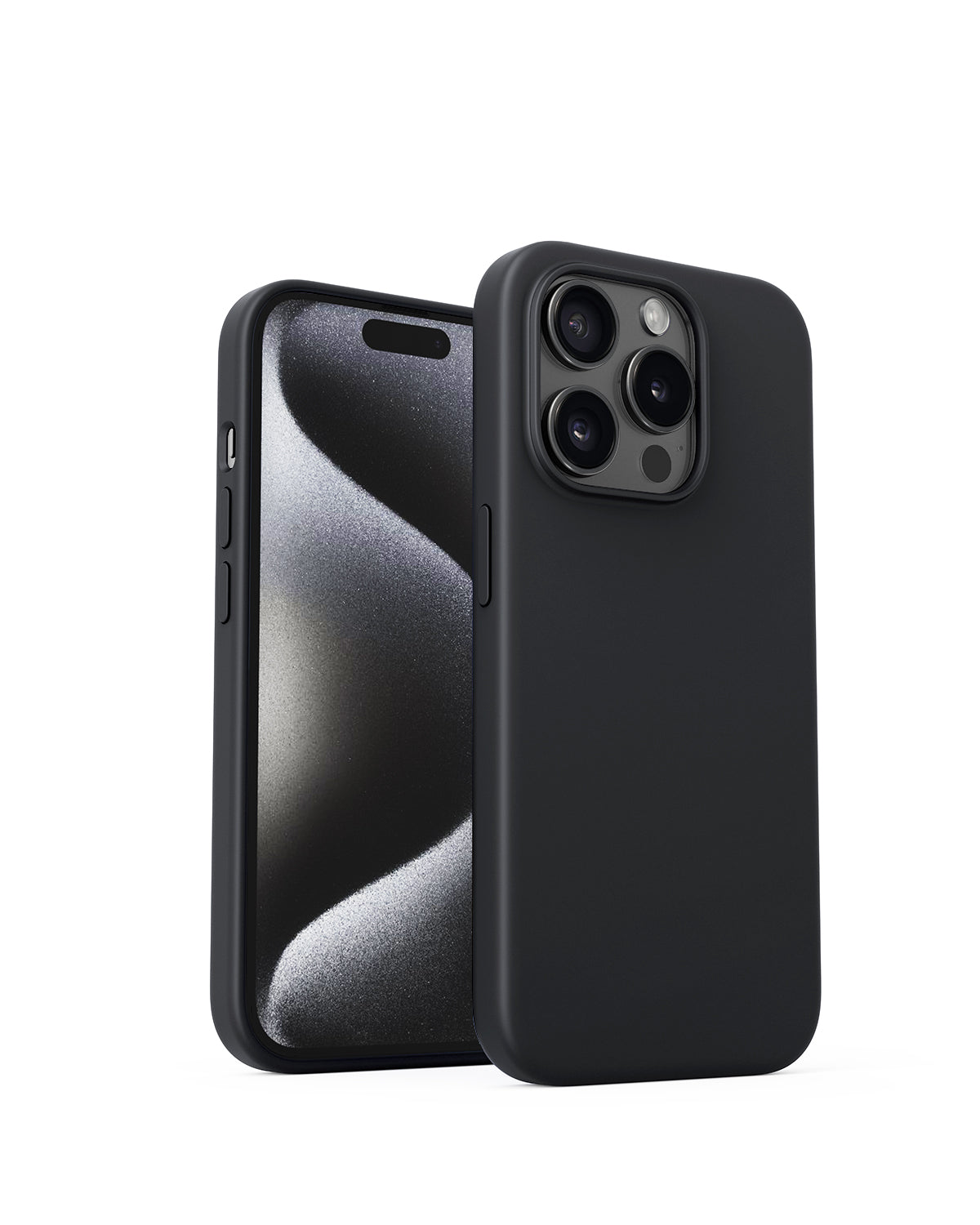 Aukey Iphone 15 Pro Max 6.7-inch Silicon Magnetic Liquid Phone Case Compatible with MagSafe (PC-GJ10D)