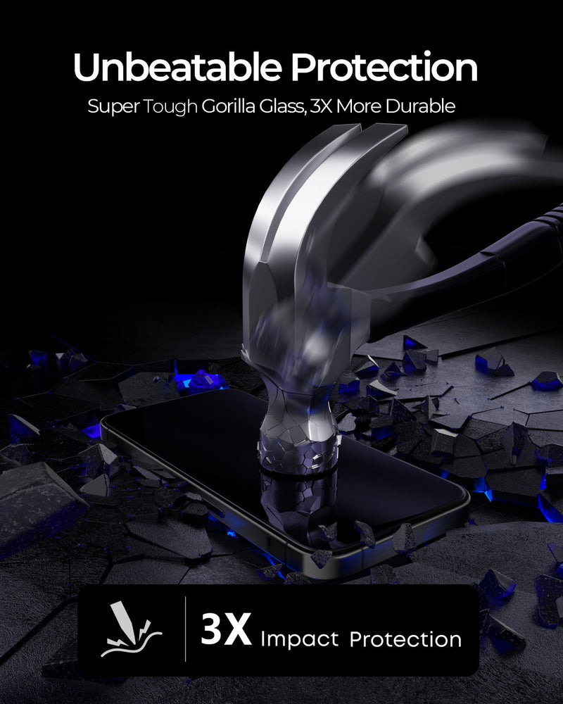 Aukey iPhone 15 Pro Max 6.7-inch Super Tough Corning Gorilla Glass Screen Protector (SP-GT20D)