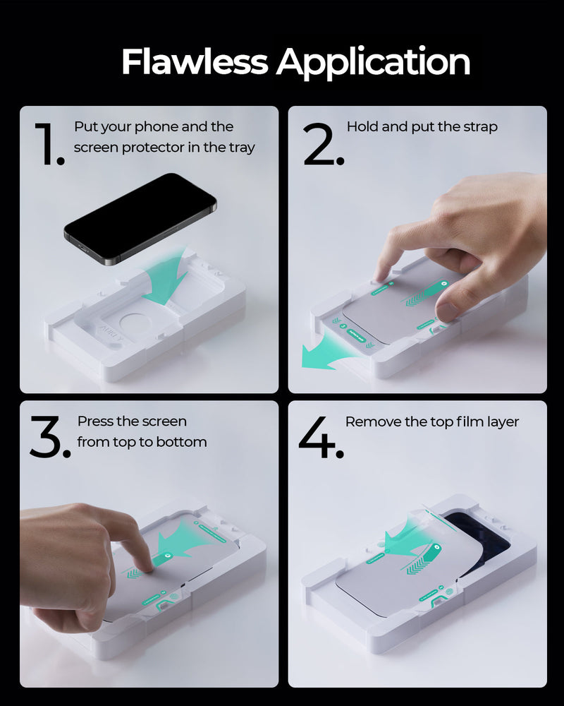Aukey iPhone 15 Pro Max 6.7-inch Super Tough Corning Gorilla Glass Screen Protector (SP-GT20D)