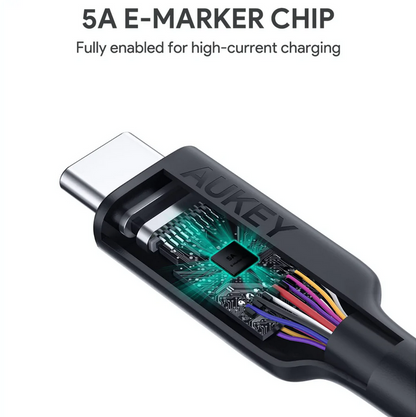 Aukey Gen2 E Marker PD 100W USB 3.1 Type C To Type C Cable (CB-CD21)